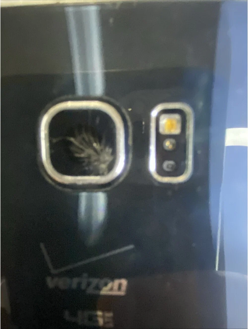 Samsung Galaxy S6 Edge 64 GB Black Sapphire - Unknown Carrier, Damaged, Untested
